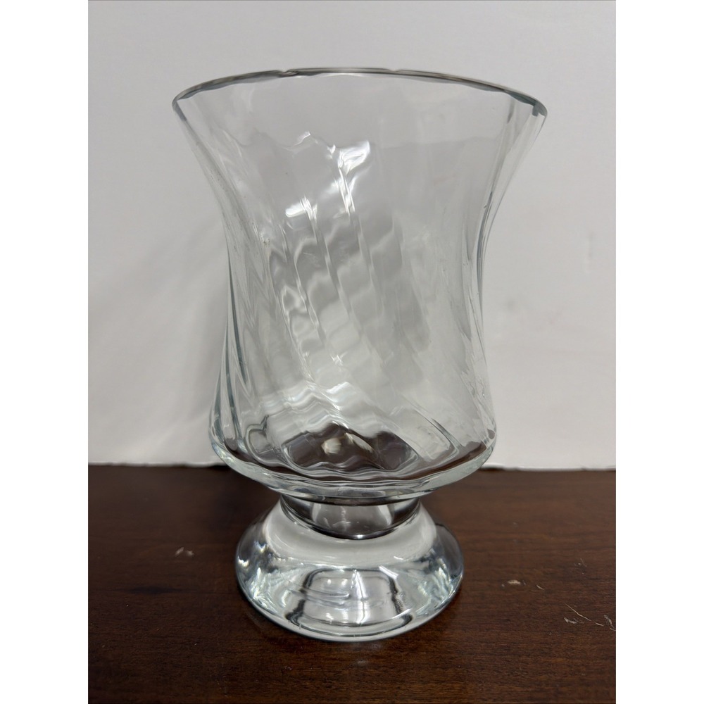 Clear‎ Glass Votive Hurricane Candle Holder 7.5x5